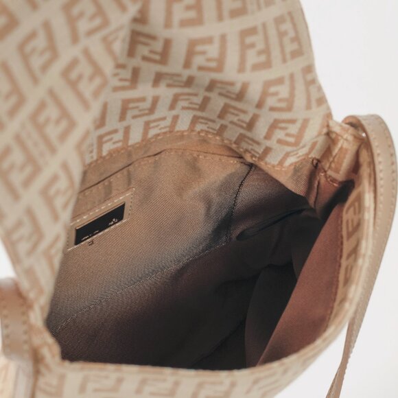 Fendi Beige Tortora & Pietra Zucchino Piatta Crossbody - Picture 12 of 14
